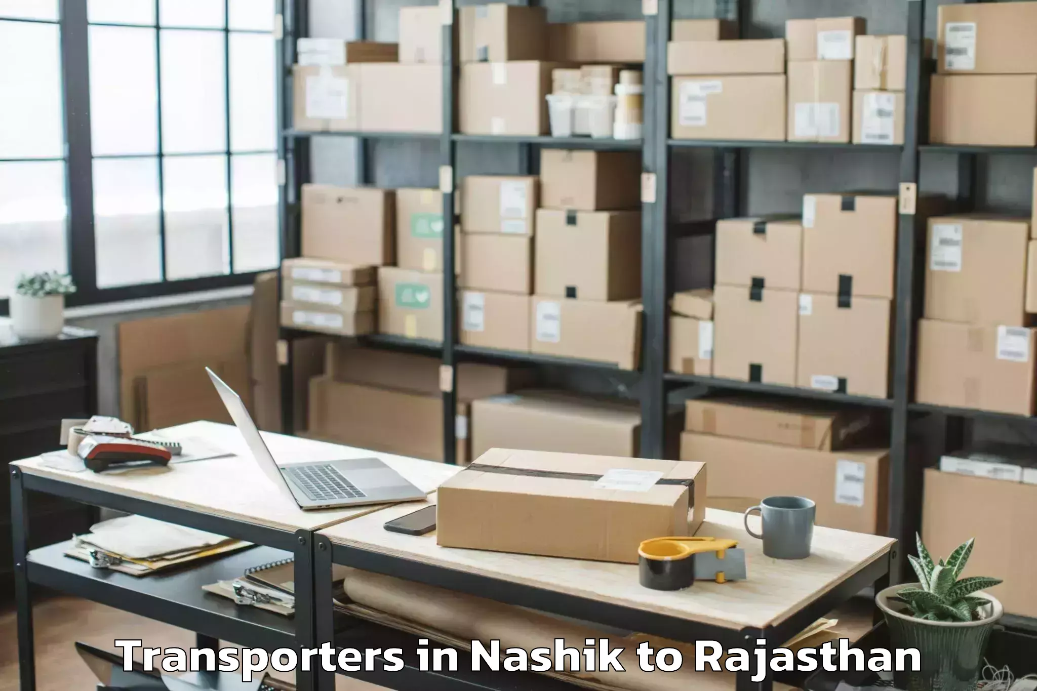 Easy Nashik to Iiit Kota Transporters Booking